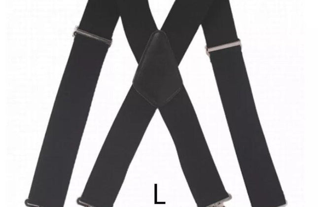 Plus Size 50mm Wide Men Suspenders High Elastic Adjustable - Constantin & Crys