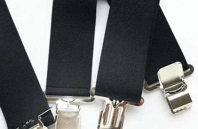 Plus Size 50mm Wide Men Suspenders High Elastic Adjustable - Constantin & Crys
