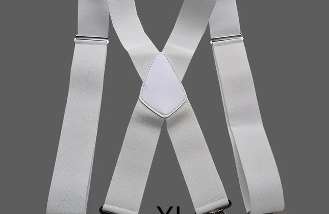 Plus Size 50mm Wide Men Suspenders High Elastic Adjustable - Constantin & Crys