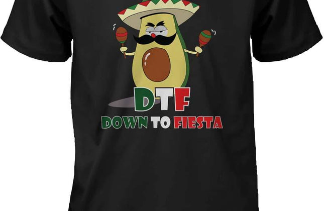 Down to Fiesta | Funny Graphic Men's T-Shirt