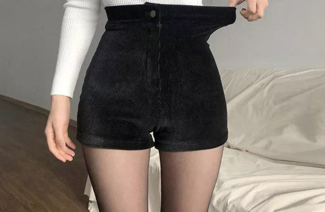 Sexy Black PU Fashion Casual Summer Shorts Women Clothing Faux Leather - Constantin & Crys