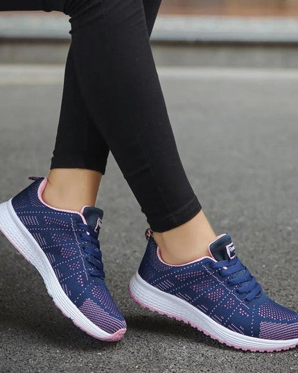 White Platform Trainers Women's Casual Sneakers Tenis Feminino - Constantin & Crys