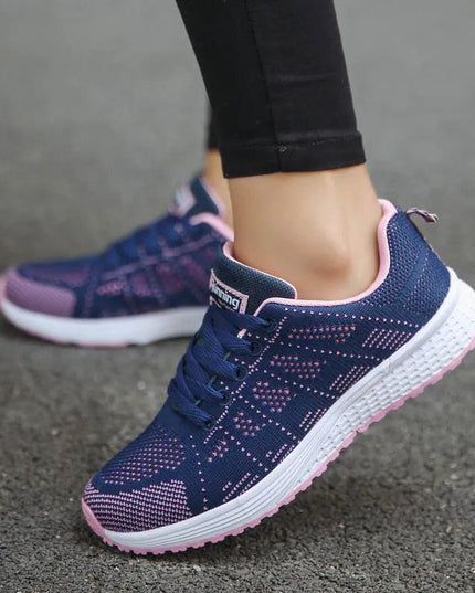 White Platform Trainers Women's Casual Sneakers Tenis Feminino - Constantin & Crys