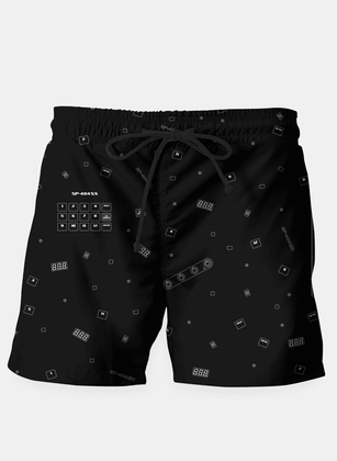 Shorts SP-404 SX – Short décontracté en microfibre imprimé pour homme