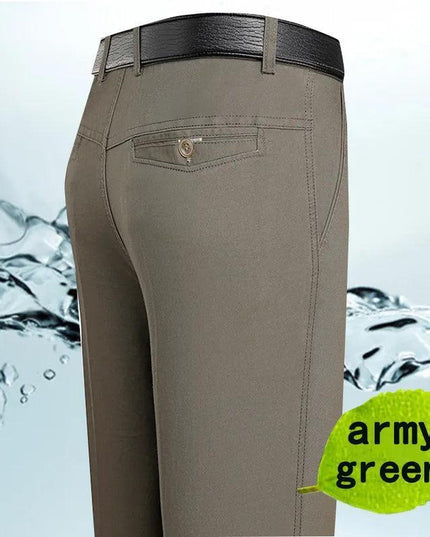 Spring and Summer Brand Men's Trousers Middle - Aged Men Trousers Thin Casual - Constantin & Crys