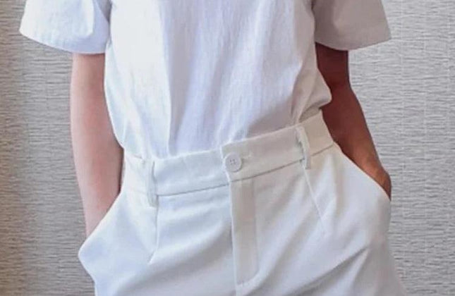 Sungtin Office Lady High Waist Shorts Women Wide Leg Short Pants - Constantin & Crys