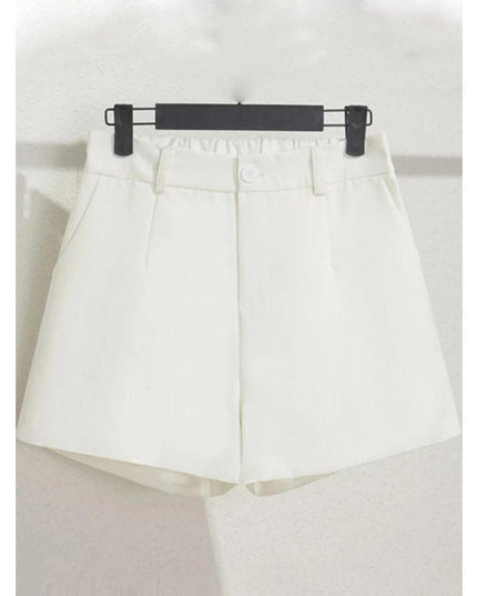 Sungtin Office Lady High Waist Shorts Women Wide Leg Short Pants - Constantin & Crys