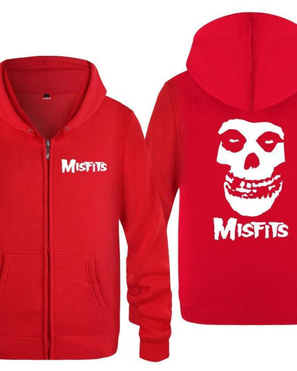 The MISFITS Punk Rock Music Hoodie Sweatshirts Men Fashion Mens Zipper - Constantin & Crys