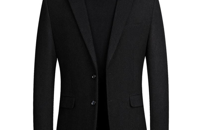 Thicken Men's Suit Jacket One Button Slim Fit Sport Coat Woolen Jacket - Constantin & Crys