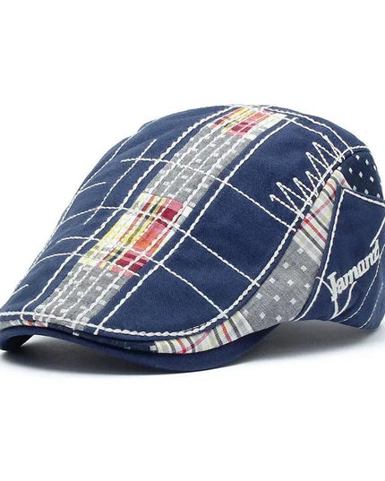 TOHUIYAN 2025 Plaid Cotton Newsboy Cap Men - Constantin & Crys