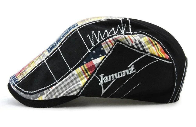 TOHUIYAN 2025 Plaid Cotton Newsboy Cap Men - Constantin & Crys