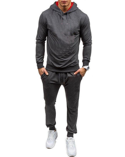 Wholesale Customized Solid Sweatsuit Men Jogging Long Sleeve Hoodies - Constantin & Crys