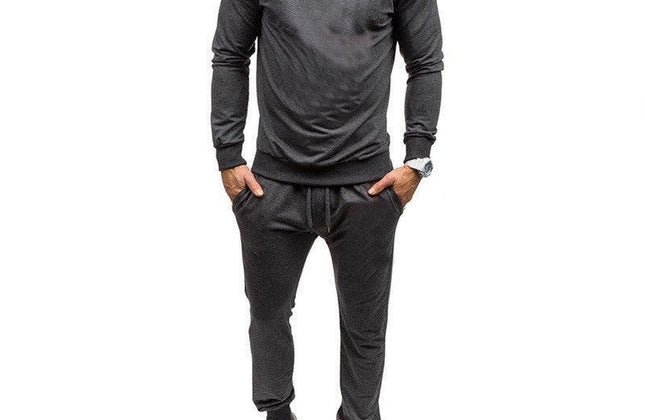 Wholesale Customized Solid Sweatsuit Men Jogging Long Sleeve Hoodies - Constantin & Crys