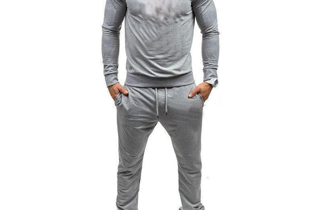 Wholesale Customized Solid Sweatsuit Men Jogging Long Sleeve Hoodies - Constantin & Crys