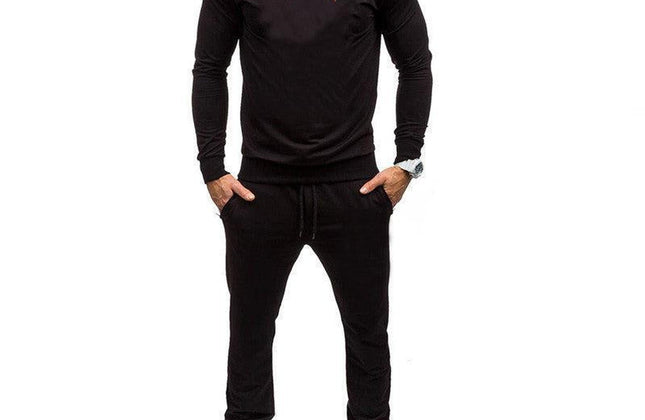 Wholesale Customized Solid Sweatsuit Men Jogging Long Sleeve Hoodies - Constantin & Crys