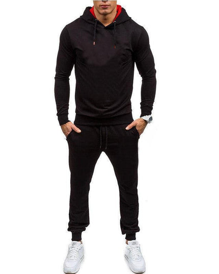 Wholesale Customized Solid Sweatsuit Men Jogging Long Sleeve Hoodies - Constantin & Crys