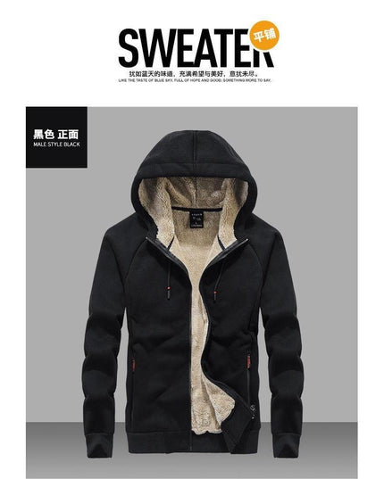 Winter Men Coat Cotton Padded Hooded Outwear Men's Cotton Plus Size - Constantin & Crys