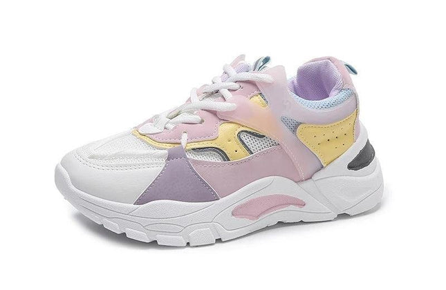 Woman Shoes Women Chunky Sneakers Platform Casual Sport Shoes Vulcanized Tennis - Constantin & Crys