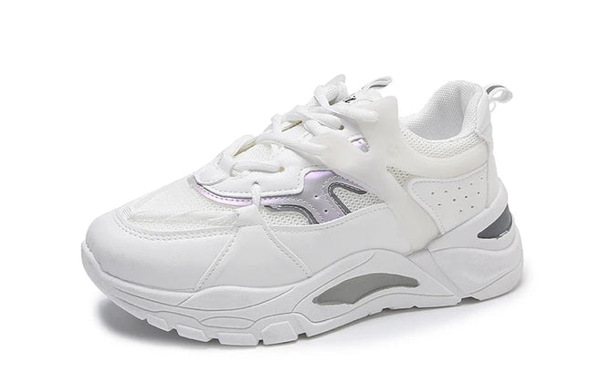 Woman Shoes Women Chunky Sneakers Platform Casual Sport Shoes Vulcanized Tennis - Constantin & Crys