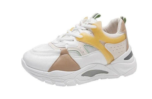 Woman Shoes Women Chunky Sneakers Platform Casual Sport Shoes Vulcanized Tennis - Constantin & Crys