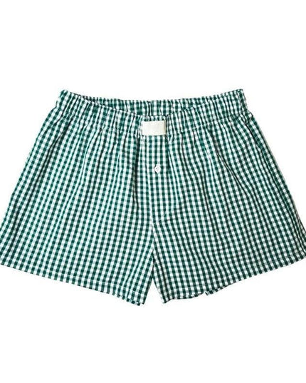 Women's Y2k Pajamas Shorts Cute Plaid Pj Short Pants Flannel Lounge Sleep - Constantin & Crys